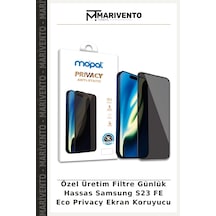 Özel Üretim Filtre Günlük Hassas Samsung S23 Fe Eco Privacy Ekran Koruyucu