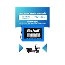 Arora Bora Batarya Standart Kapasite Lifepo4 72v 18ah Elektrikli Motosiklet Bataryası