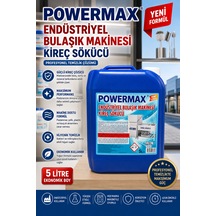 Powermax Endüstriyel Bulaşık Makinesi Kireç Sökücü 5 Litre Profesyonel Bakım Ürünü