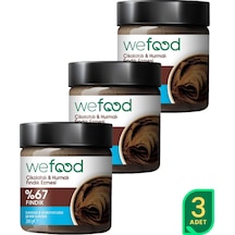 Wefood Çikolatalı Hurmalı Fındık Ezmesi (Katkısız) 200 gr 3'lü