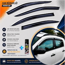 Ford Kuga Mügen Cam Rüzgarlığı Abs Krom Nikelajlı Cam Rüzgarlığı 2013 Sonrası + Ebrayn Lastik Parlatıcı