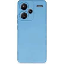 Newface - 235 - Xiaomi Redmi Note 13 Pro Plus Kılıf Nano İçi Kadife Silikon - Edntrend - - Mavi
