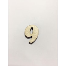 2.5 Cm Ahşap Harf ve Rakamlar - 9