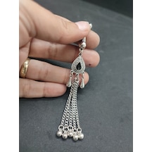 475 Ayar Gümüş Tesbi H Püskülü-1050 Blk1050 Açık Gri