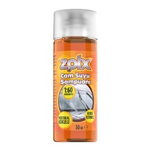 Zolx Portakal Kokulu Konsantre Oto Cam Suyu Şampuanı 50 Ml 1:60 Yoğun Formül