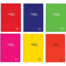 Keskin Color Free Pp Kapak Kareli Defter A4 80 Yaprak 320422-99
