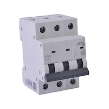 C Tipi 3 Kutup 50a Otomatik Sigorta - 4,5ka 10