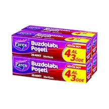 Buzdolabı Poşeti Büyük Boy 4 Al 3 Öde 4 20 30 X 45 Cm
