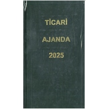 Özkan Armat 2025 Ticari Ajanda Günlük Çizgili 17x33 Siyah