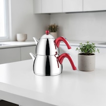 Kahraman D120 Çaydanlık Turkuaz Mini Boy Çok Renkli