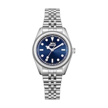 Slazenger Sl.09.2424.3.03 Quartz Çelik Gri Lacivert Kadran 25 Mm Kadın Kol Saati