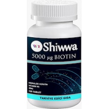 Shiwwa Biotin Hidrolize Keratin Vitamin B5 Zinc 120 Tablet