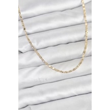 Cm 14k Gold Renk Lazer İnce Zincirli Kadın Kolye - Tj-bko10926 Çok renkli 98661791