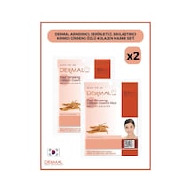 Dermal Kırmızı Ginseng Özlü Kolajen Maskesi 2 x 23 G