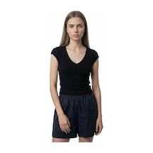 LOFT Slim Fit Kadın Tshirt K.kol Lf2042146 Q1.v1 Siyah