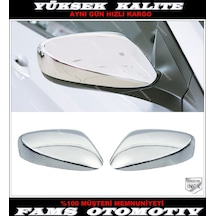 Hyundai Elantra Krom Ayna Kapağı 2 Parça 2011-2015 Arası P.çelik