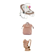 Tommybaby Premium 3'lü Set Çanta Kanguru Ev Tipi Ana Kucağı