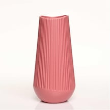 Vitale Moleanos Kırmızı Vazo Orta 12 12 25 Cm Ak.jl0064 Renkli
