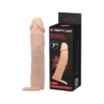 Hızlı Express Pretty Love Extended Sleeve 6 Cm Dolgulu Realistik Penis Kılıfı