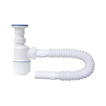 Özbest Standart Körüklü Taslı Lavabo - Eviye Sifonu