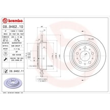 Brembo Arka Fren Dısk Ayna Volvo S70 96 00 V70 96 00 Xc70 99 04 08946211 272248 2722486 31262094