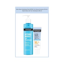 Ultra Sheer Hydrating Fluid Spf50 Yüz Güneş Koruyucu 50 Ml + Hydro Boost Jel Yüz Temizleyici 200 Ml