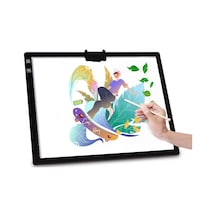 A3 Boyutunda 3 Seviyeli Ayarlanabilir Işıklı Çizim Ve Kopyalama Grafik Tahtası Beyaz - Siyah