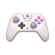 Nova Wireless Switch Pro Controller Switch/lite/oled İçin, Hall Efektli Joysticks, Rgb Led, Turbo, Programlanabilir, Hareket Kontrolü, Uyandırma Fonksiyonu Beyaz
