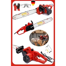 Staxx Ecor400 4000W Elektrikli Testere Hızar Ağaç Odun Kesme Motoru + Ev Tipi 40cm 16IN Palalı Set