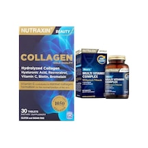 Tr Nutraxin Beauty Gold Collagen C Vitamini, Hyalüronik Asit, Kolajen Takviye Edici Gıda 1 X 30 Kapsül Ve Nutraxin
