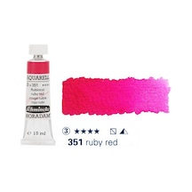 Schmincke Horadam Aquarell Tube 15ml Seri 3 Ruby Red 351