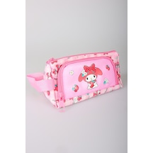 X Dekomus Lisanslı My Melody Yeni Sezon Sweet Berry Collection Kalem Çantası Açık Gri
