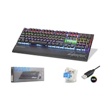 Good Pro Cyberpunk G525xb Mekanik Gaming Klavye Blue Switch Bilek Destekli Rgb 104 Tuş Siyah