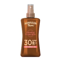 Hawaiian Tropic Glowing Protection Dry Spray Oil Spf30 Koruyucu & Bronzlaştırıcı Yağ 200 Mililitre