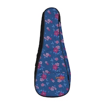 Wagon 03 Serisi Soprano Ukulele Çantası - Hibiskus Mavi