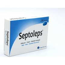 Septoleps Adaçayı-Nane-Mentol Aromalı Pastil 24 Adet