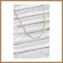 Bezos Cm 14k Gold Renk Halka Model 60 Cm Kadın Kolye 22