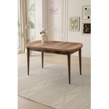 Kelebek Gizli Kaşıklıklı Açılır Mdf Masa Mutfak,salon,yemek Odası Masası 80x140 Cm Ceviz