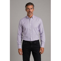 Bisse Bordo Regular Fit Pamuk Paşa Yaka Ekose Gömlek Gmeks0122300223 D25 Bisse Bordo Regular Fit Pamuk Paşa Yaka Ekose Gömlek Gmeks0122300223 D25