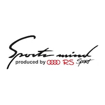 Audi Rs Mind Sport Far Üstü Oto Sticker Kaput Yapıştırma