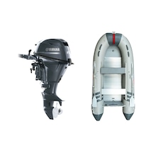 Marinport 4.30 Alüminyum Taban Şişme Bot + Yamaha 15 Hp Deniz Motoru