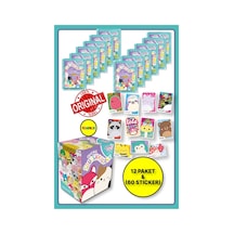 Panini Squishmallows Sticker Çıkartma - 12 Paket 60 Adet Sticker