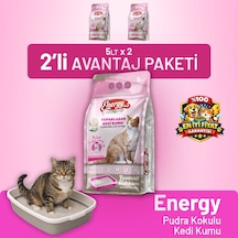 Kedi Kumu Pudra Kokulu 5 Lt - 2 Adet