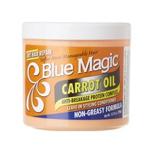 Blue Magic Carrot Oil Kırılma Karşıtı Durulanmayan Şekillendirici Saç Kremi 390 G