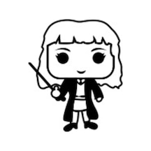 Harry Potter Hermione Sticker 8 10 Cm