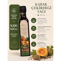 Oılıva Kabak Çekirdeği Yağı 250 Ml Soğuk Sıkım, %100 Saf Ve Doğal