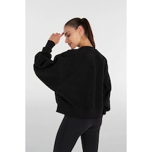 Hummel Kadın Sweatshirt Siyah 922014-2001 Hmllena Sharpa Sweatshırt 25kw61000373 W610094