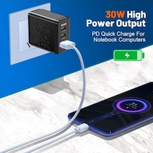 Prestigegoods 30w Pd Type-c Hızlı Şarj Cihazı Xiaomi Samsung İphone Uyumlu Hızlı Charge3.0 Adaptör Ab/abd Tak
