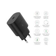 Galaxy A14 5G Uyumlu 22.5W Type-C Girişli Hızlı Şarj Aleti Adaptör - İthalatçı Garantili