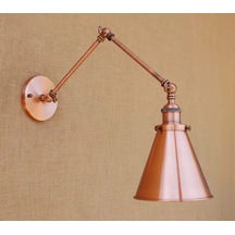 Dylight Retro Metal Bakır Akrobatik Mafsallı Rustik Duvar Bakır